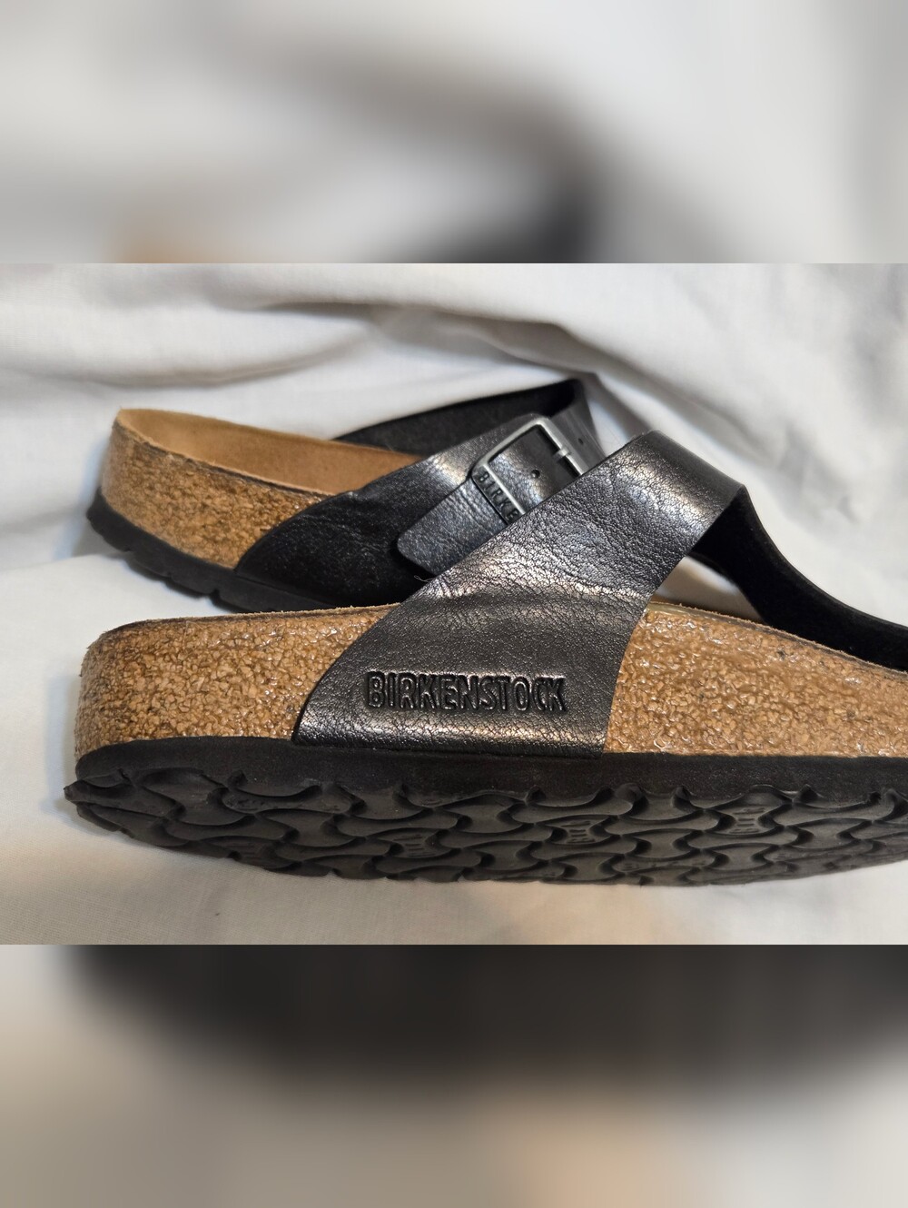 Birkenstock Gizeh Womens Graceful Licorice Sandals Sz 38 245 US 7-7.5 - Picture 9 of 12